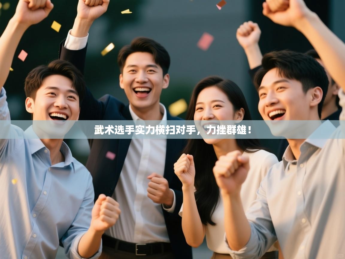 武术选手实力横扫对手，力挫群雄！